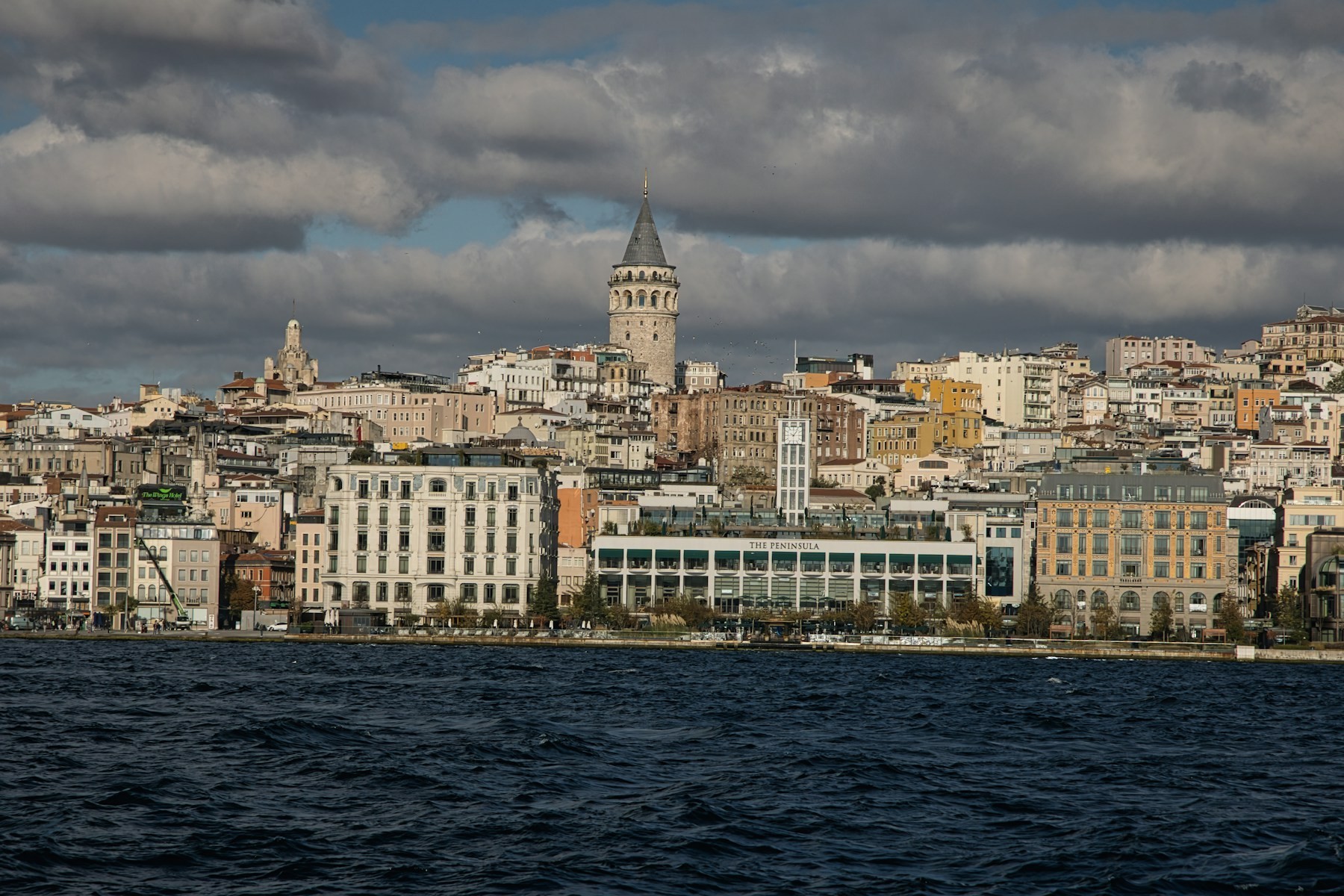 Galata Tower and the Istanbul skyline across the Bosphorus